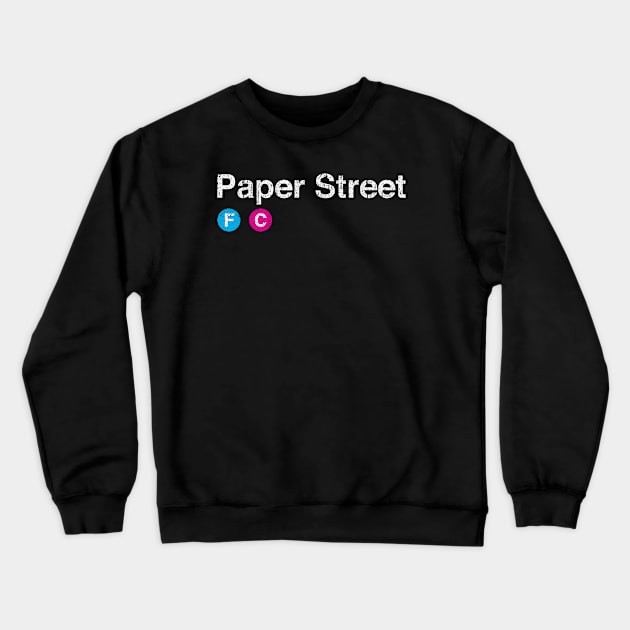 Paper Street Crewneck Sweatshirt by huckblade